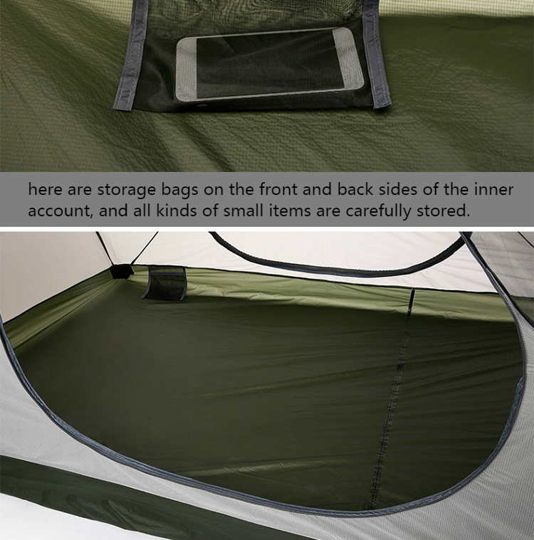 Cheap Goat Tents CHANODUG Outdoor men and women riot rain camping camping tent Oxford cloth 15D silicone light hiking double double tent 1.8KG Tents 
